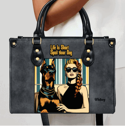 Personalize with Custom Art and Text - Your Signature Leather Handbag - QCUSTOM09