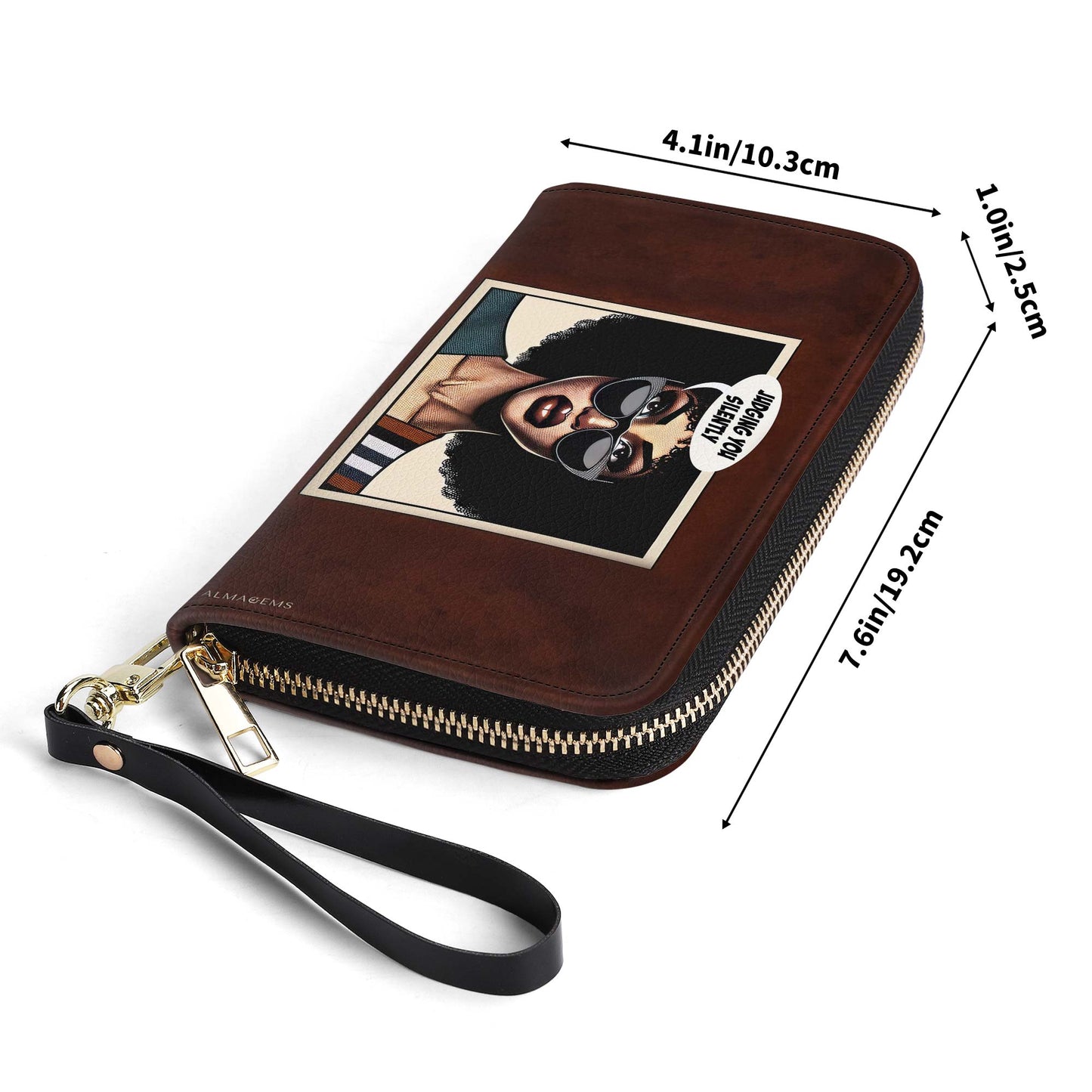 Judging You - Cartera de piel para mujer - judging02WL