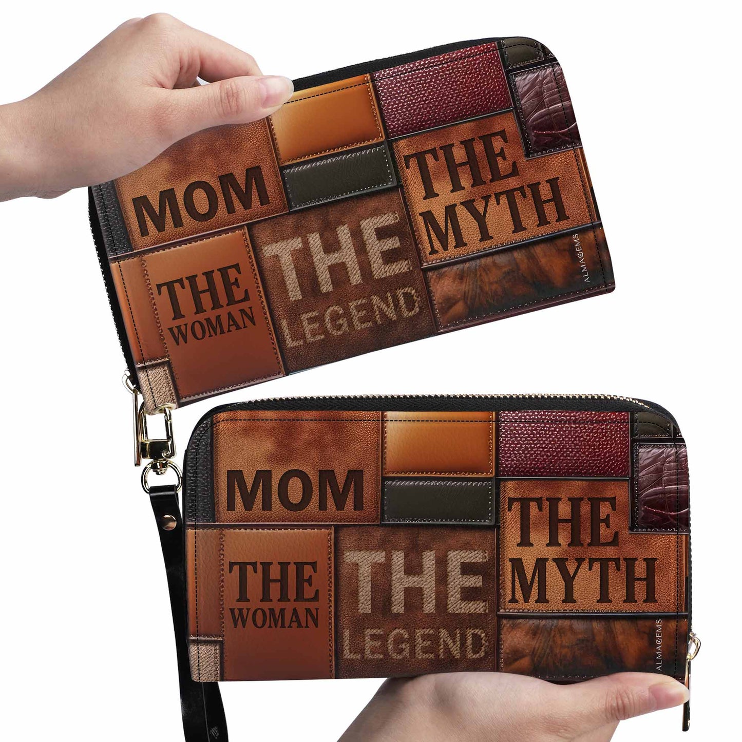 Mom The Legend - Women Leather Wallet - mom_legend_1WL