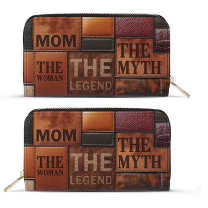 Mom The Legend - Women Leather Wallet - mom_legend_1WL