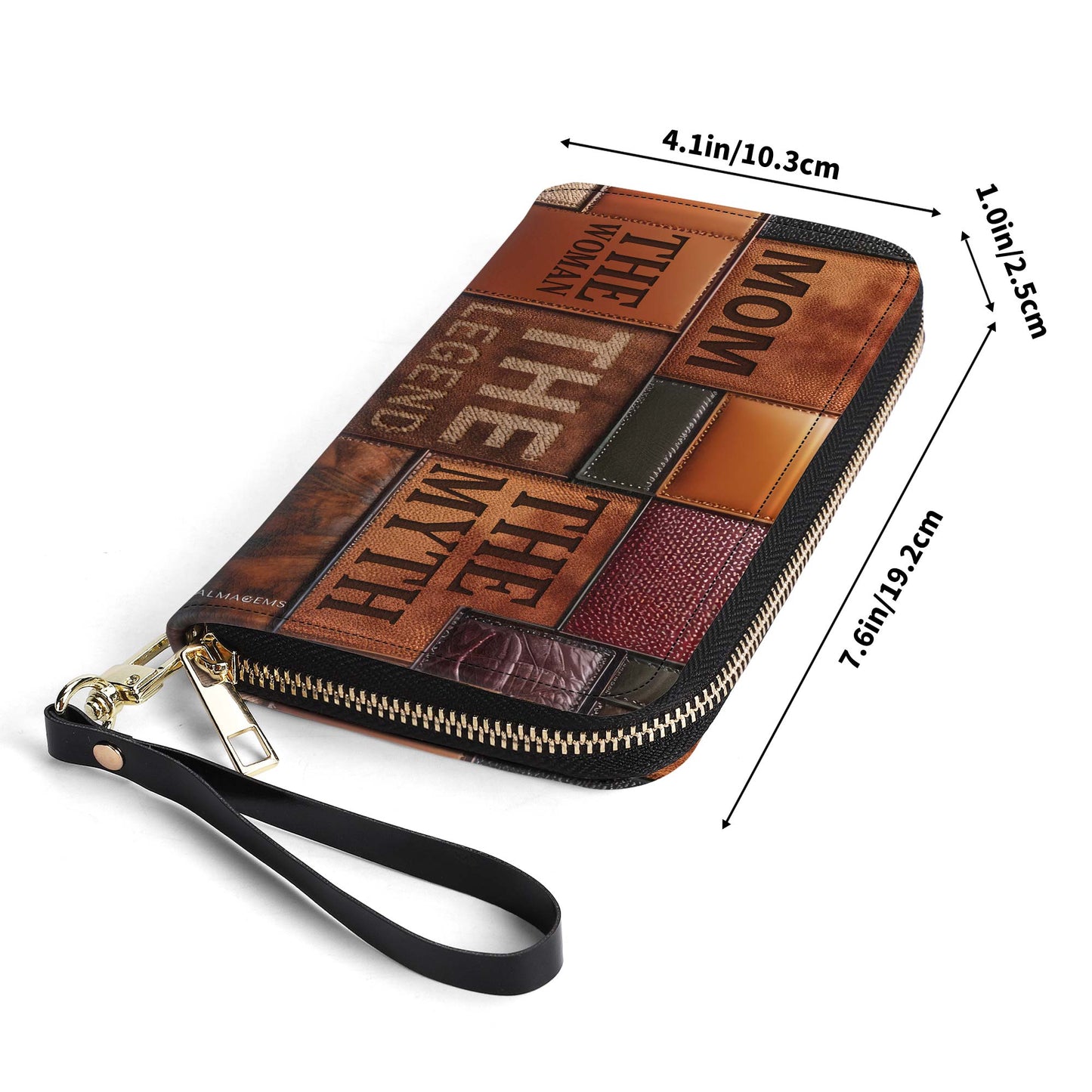 Mom The Legend - Women Leather Wallet - mom_legend_1WL