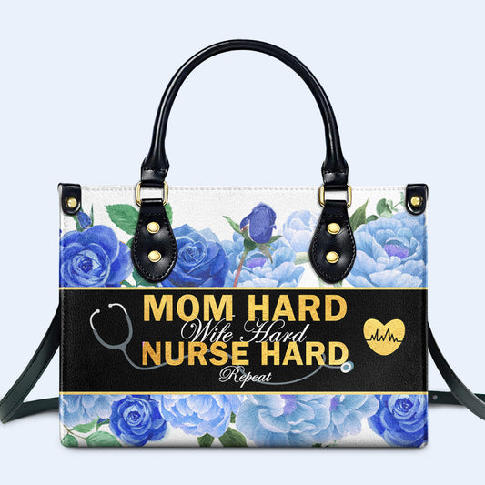 Nurse 02 - Personalized Leather Handbag - nurse02
