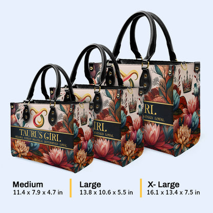 Zodiac Queen - Bespoke Leather Handbag - queen05flowers