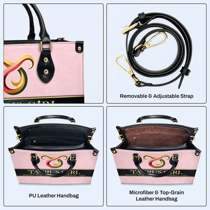 Zodiac Queen Pink - Bespoke Leather Handbag - queen05pink
