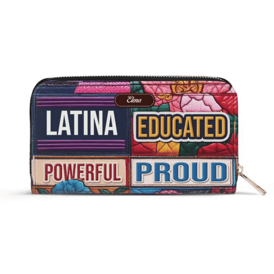 Educated Powerful Proud - Women Leather Wallet - HG29WL
